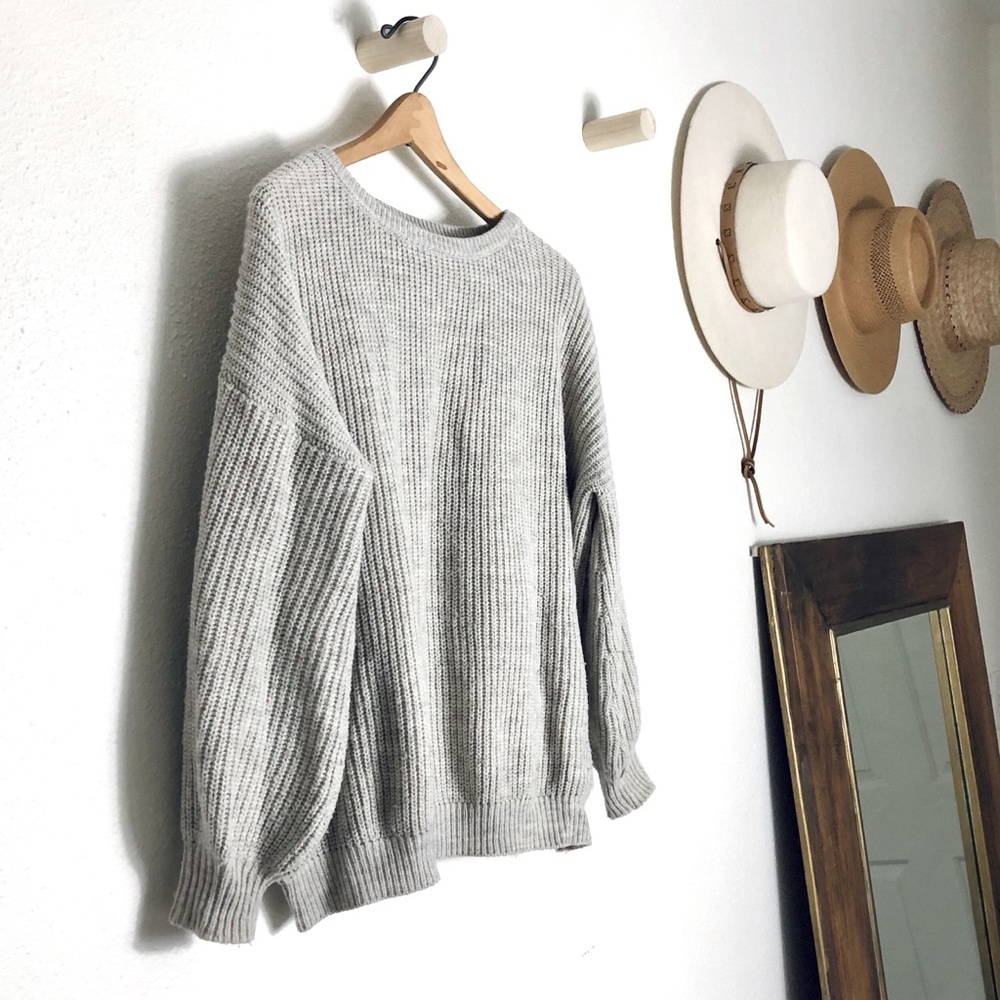 Amuse Society oversized knit sweater